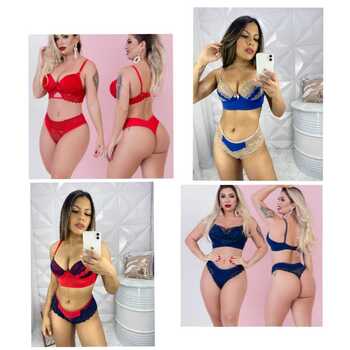 imagem KIT C/ 10 CONJUNTO DE LINGERIE