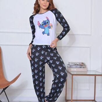imagem PIJAMA DE FRIO SUEDE PLUS SIZE 