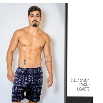 imagem CUECA SAMBA CANÇÃO ADULTO EM LIGANETE