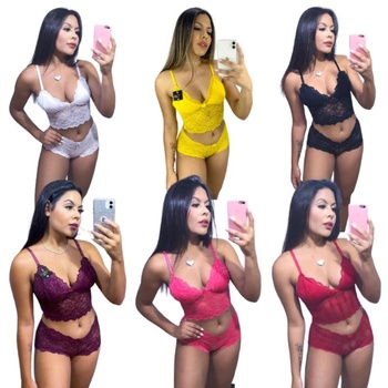 imagem Conjunto de Cropped SEM BOJO com Calecon